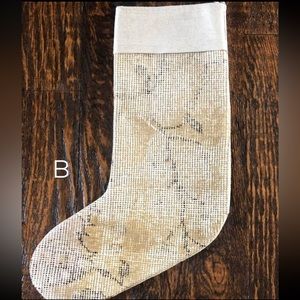 Vintage Turkish Rug Christmas Stocking